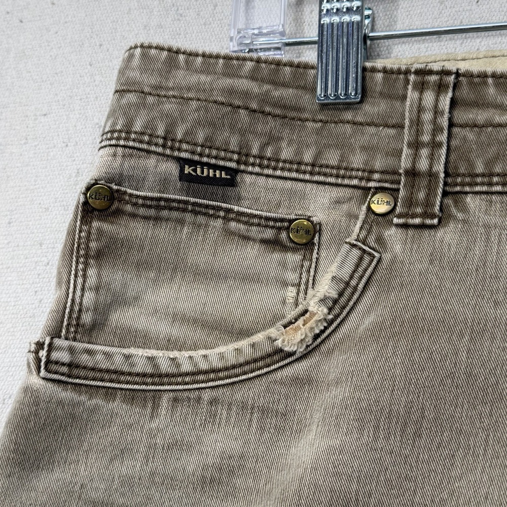 Kuhl Ryder Pants Mens 32x30 Beige Hiking Outdoor Stretch Workwear Distressed - Picture 10 of 16